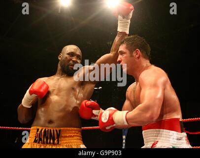 Boxe - Scott Gammer v Danny Williams - Neath Cwrt Herbert Sport Center Banque D'Images