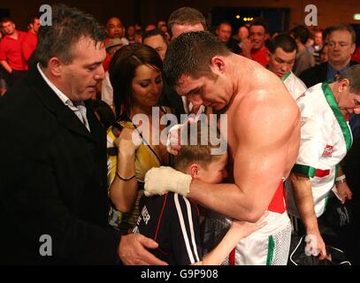 Boxe - Scott Gammer v Danny Williams - Neath Cwrt Herbert Sport Center Banque D'Images