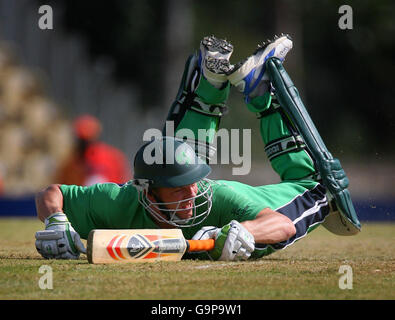 Niall O'Brien, batteur et gardien de cricket irlandais Banque D'Images