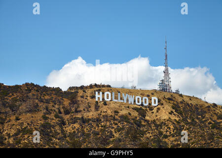 Hollywood Sign, À LA, Californie le 23 mai 2016 Banque D'Images