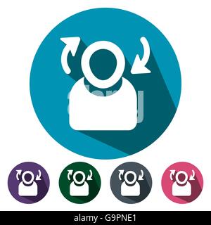 Télévision les icônes pour le Web, Mobile et d'affaires Illustration de Vecteur