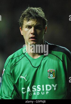 Football - Championnat de football Coca-Cola - Coventry City / Wolverhampton Wanderers - Ricoh Arena. Andy Marshall, gardien de but de Coventry City Banque D'Images