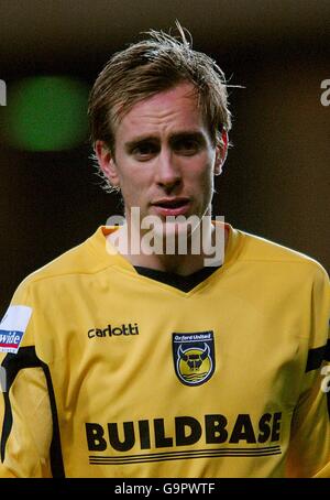 Soccer - la FA Carlsberg Cup - Premier tour - Oxford United v Lewes - Kassam Stadium Banque D'Images