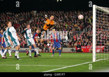 Football - Ligue des Champions - premier Round Knockout - Première manche - Barcelone Camp Nou - Liverpool v Banque D'Images