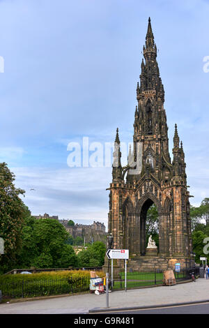 Le Scott Monument Édimbourg Banque D'Images