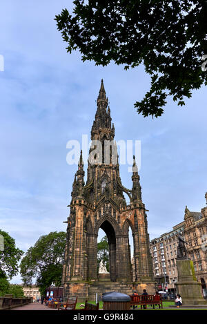 Le Scott Monument Édimbourg Banque D'Images