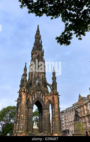 Le Scott Monument Édimbourg Banque D'Images