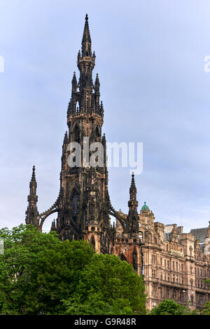 Le Scott Monument Édimbourg Banque D'Images