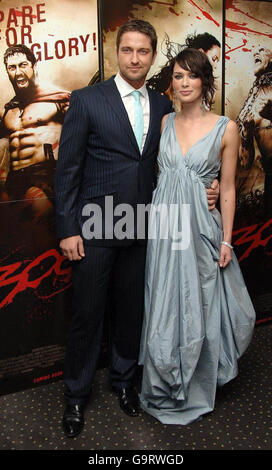 UK Premiere de 300 - Londres Banque D'Images
