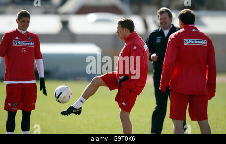 Soccer - session de formation de galles - Jenner Park Banque D'Images