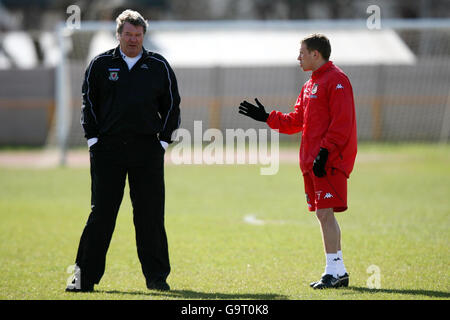 Soccer - session de formation de galles - Jenner Park Banque D'Images