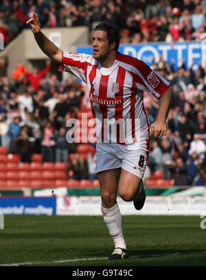 Soccer - Championnat de Football Coca-Cola - Stoke City v Leicester City - Britannia Stadium Banque D'Images