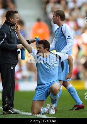 Soccer - FA Barclays Premiership - Fulham v Manchester City - Craven Cottage Banque D'Images