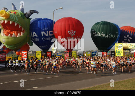 Flore Londres Marathon 2007 Banque D'Images