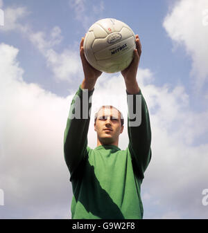 Football - League Division One - Sheffield Wednesday Photocall - Hillsbrough.Peter Springett, gardien de but de Sheffield Wednesday. Banque D'Images