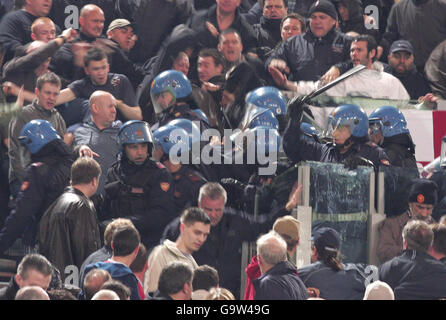 Football - Ligue des Champions - Quart de finale - Première étape - AS Roma v Manchester United - Stade olympique Banque D'Images
