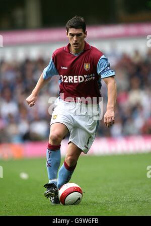 Football - FA Barclays Premiership - Aston Villa / Wigan Athletic - Villa Park. Gareth Barry, Aston Villa Banque D'Images