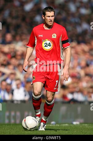 Soccer - FA Cup - demi-finale - Blackburn Rovers / Chelsea - Old Trafford. Brett Emerton, Blackburn Rovers Banque D'Images