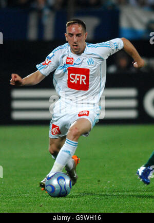 Football - coupe de France - semi finale - Olympique Marseille / FC Nantes - Stade vélodrome. Franck Ribery, olympique de Marseille Banque D'Images