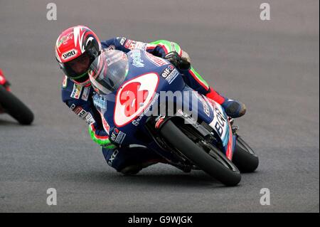 Motocyclisme - Championnat du monde 125cc - Grand Prix britannique - Donington Park.Gianluigi Scalvini, Bossini Fontana Racing Banque D'Images