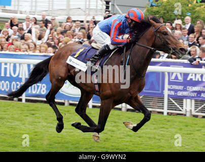 Les courses de chevaux - hippodrome de Chester Banque D'Images