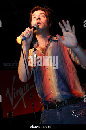 Rufus Wainwright concert instore et signature - Londres Banque D'Images