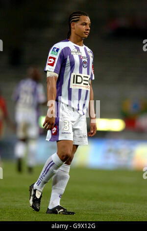 Football - Ligue française 1 - Toulouse / le Mans - Stade Muncipal, Toulouse. Daniel Congre, Toulouse Banque D'Images