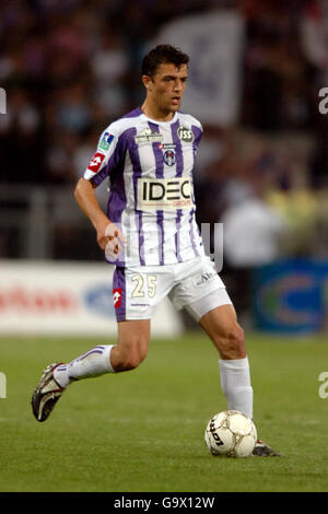 Football - Ligue française 1 - Toulouse / le Mans - Stade Muncipal, Toulouse. Nicolas Dieuze, Toulouse Banque D'Images