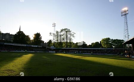 Football - Coca-Cola football League Two - jouer demi-finale - First Leg - Shrewsbury Town / Milton Keynes dons - gay Meadow.Vue générale de gay Meadow, maison de Shrewsbury Town Banque D'Images