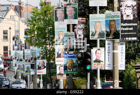 Élection de l'Irlande Banque D'Images