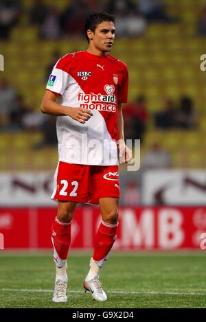 Football - première Division française - Monaco / Lille - Stade Louis II Fabian Guedes Bolivar, Monaco. Banque D'Images