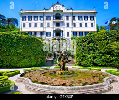 Jardins de la villa Carlotta, sur le lac de Côme Banque D'Images