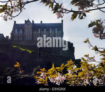 Vue générale sur le château d'Édimbourg. Date de la photo: Dimanche 06 mai 2007. LE CRÉDIT PHOTO DOIT INDIQUER Danny Lawson / PA Wire Banque D'Images