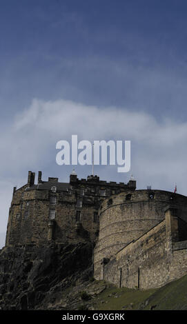 Vue générale sur le château d'Édimbourg. Date de la photo: Dimanche 06 mai 2007. LE CRÉDIT PHOTO DOIT INDIQUER Danny Lawson / PA Wire Banque D'Images