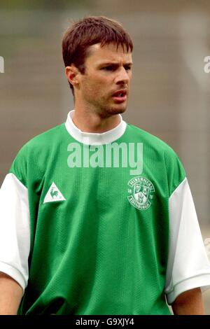 Football - amical - Guingamp v Hibernian. Paul Fenwick de Hibernian Banque D'Images