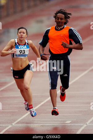 Athlétisme - la coupe du monde paralympique Visa 2007 - Centre d'athlétisme régional Banque D'Images