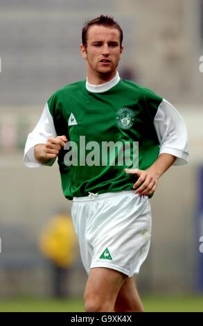 Football - amical - Guingamp v Hibernian. Grant Brebner de Hibernian Banque D'Images