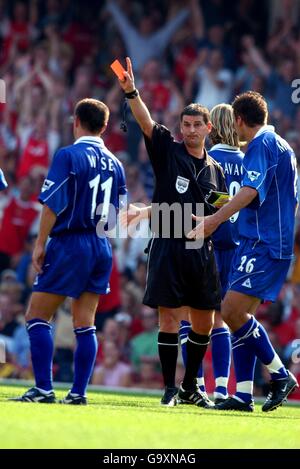 Soccer - FA Barclaycard Premiership - Leicester City v Arsenal Banque D'Images