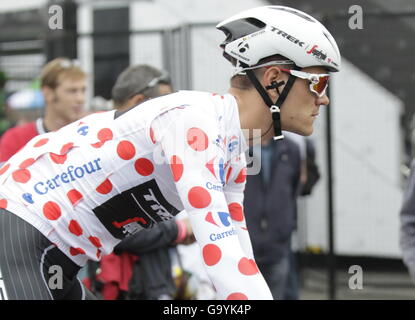 Granville, France, le 4 juillet 2016 à partir de la 4ème Jasper Stuyven étape Granville - Angers Crédit : Laurent Locevaphotos Lairys / agence / Alamy Live News Banque D'Images