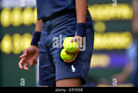 Londres, Royaume-Uni. 4 juillet, 2016. Tennis profils têtes de Wimbledon, Londres UK Crédit : Leo Mason/Alamy Live News Banque D'Images