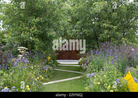 Hampton Court, Royaume-Uni. 4 juillet, 2016.RHS Hampton Court Palace Flower Show sur Appuyez sur Jour Crédit : Keith Larby/Alamy Live News Banque D'Images