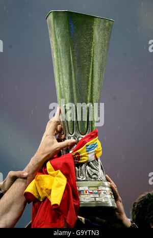 Football - Coupe UEFA - Final - Espanyol v Sevilla - Hampden Park Banque D'Images