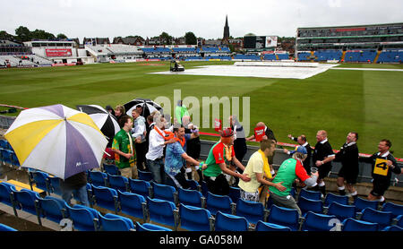 Cricket - npower deuxième Test - Angleterre v Antilles - Jour trois - Headingley Banque D'Images