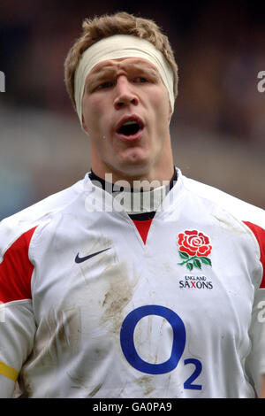 Rugby Union - Barclays Churchill Cup - Angleterre / Ecosse - Twickenham. Jim Evans, Saxons d'Angleterre Banque D'Images