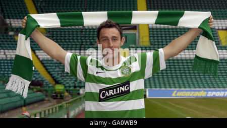 Scott McDonald Soccer - Photo - Celtic Park Banque D'Images