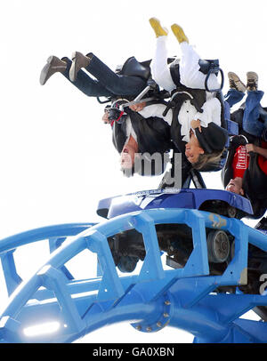 Vernon Kay Infusion Rollercoaster lancer - Blackpool Banque D'Images