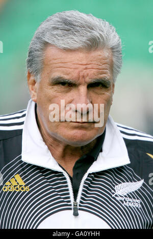 Rugby Union - Barclays Churchill Cup - Maoris de Nouvelle-Zélande / Canada - Franklin's Gardens. Peter Potaka, responsable de l'équipe des Maoris de Nouvelle-Zélande Banque D'Images