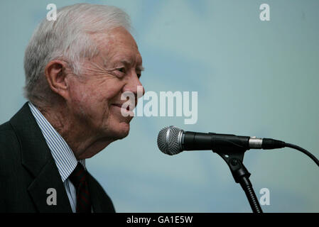 Jimmy Carter en Irlande Banque D'Images