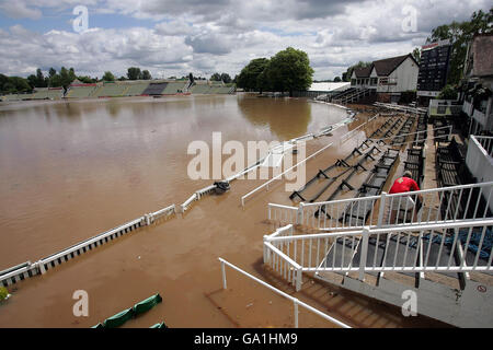 - Worcestershire Cricket Cricket Ground - Nouvelle route Banque D'Images