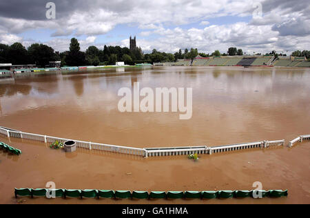 - Worcestershire Cricket Cricket Ground - Nouvelle route Banque D'Images